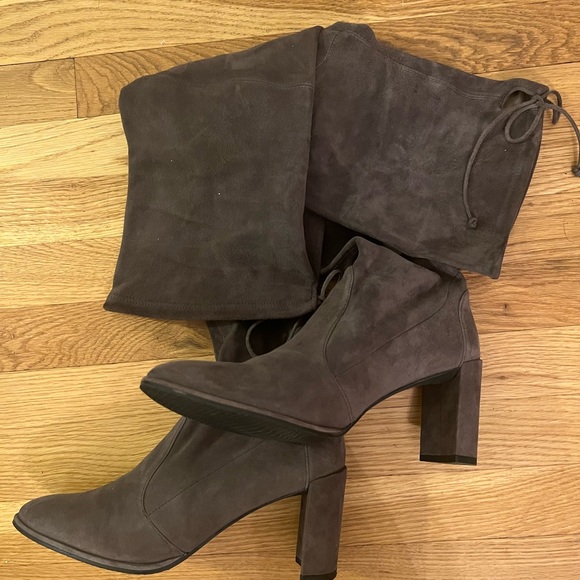 Stuart Weisman, Highland suede over knee boots - Picture 7 of 7